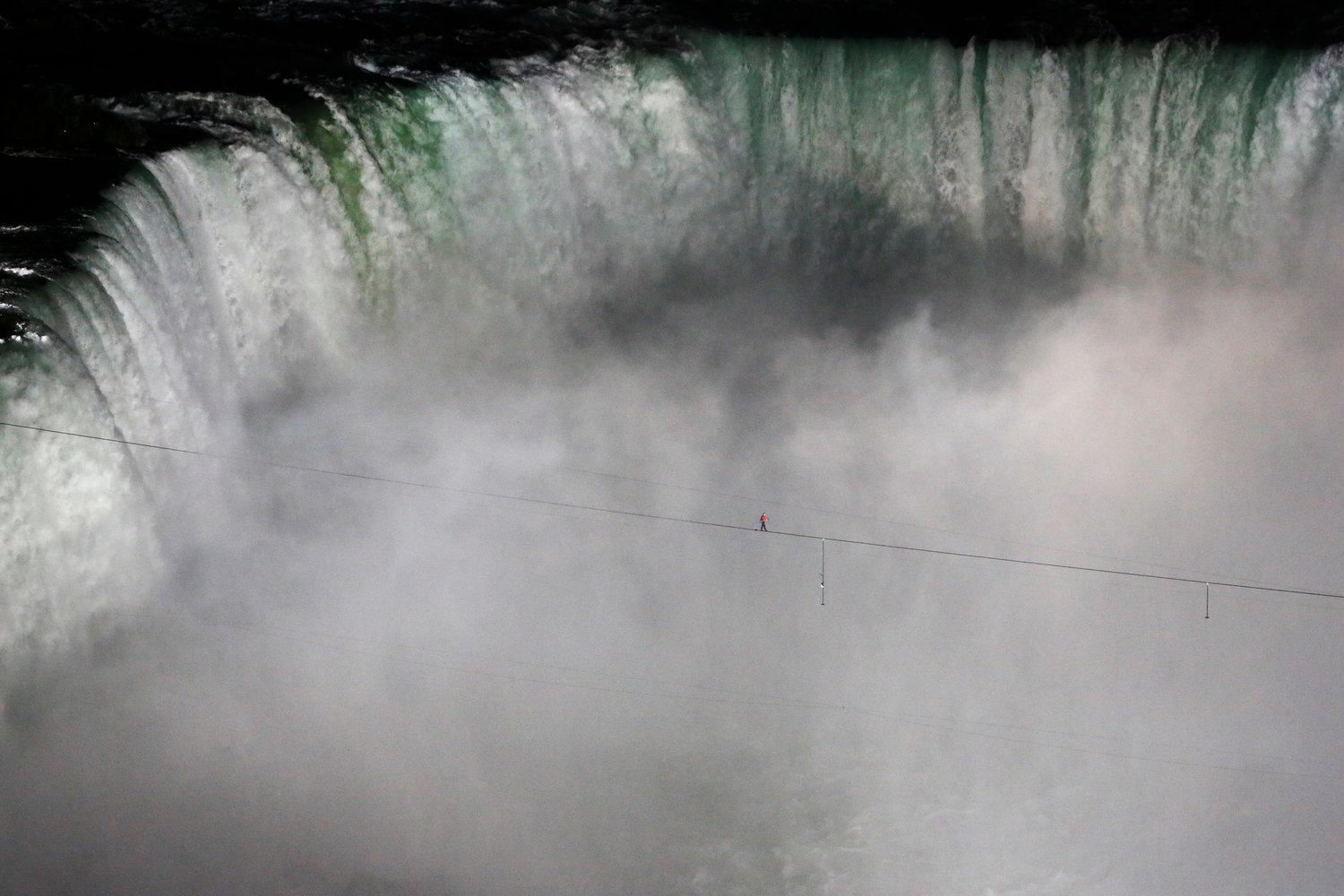 Nik Wallenda is best known for walking a tight rope over Niagara Falls.